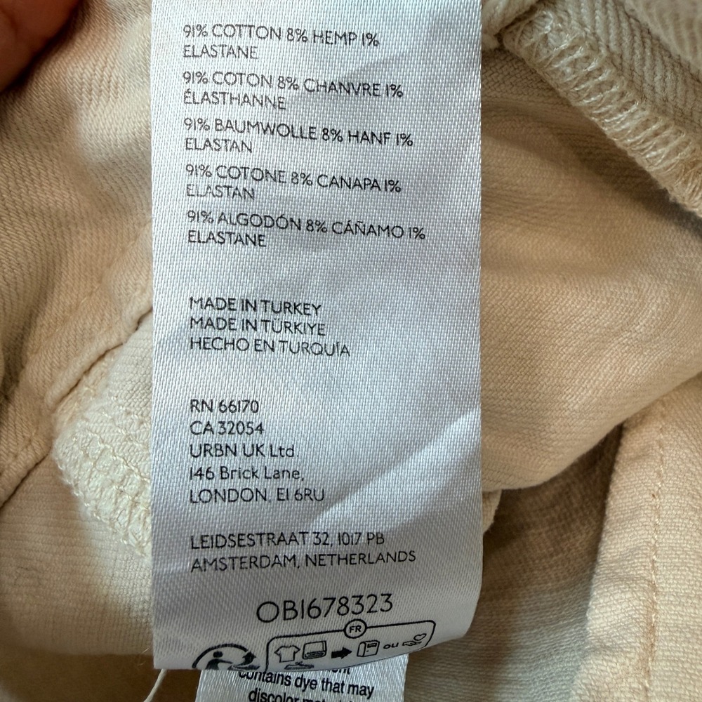 PILCRO Anthropologie The Kit High Rise Wide Leg Utility Trouser Jeans Size 27 - Picture 11 of 14